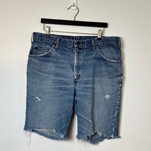 Vintage Cut off and distressed jean shorts.